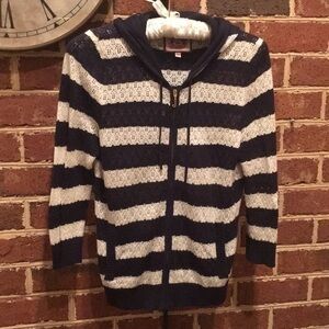 Juicy Couture Navy Knitted Hoodie